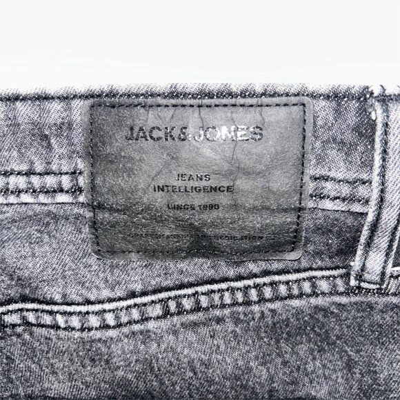 Jack & Jones JJIEddie JJOriginal Baggy Jeans - Black - 34Wx27L - Picture 5 of 15